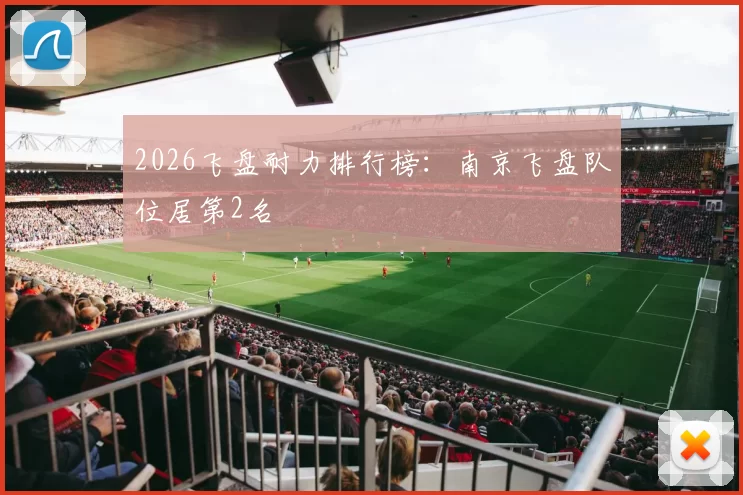 2026飞盘耐力排行榜：南京飞盘队位居第2名